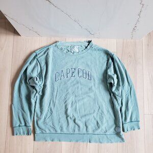 Cuffys Crewneck Sweatshirt Mens XL Ocean Wash Green Cape Cod Pullover